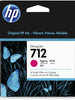 Cartouche d'encre couleur magenta d'origine HP 712 DesignJet 29mL - 3ED68A