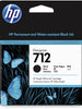 Cartouche d'encre couleur noir d'origine HP 712 DesignJet 80mL - 3ED71A