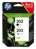 Pack de 2 cartouches d'encre - 1 noir et 1 couleur d'origine HP 303 - 3YM92AE - Officepartner.fr