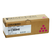 Cartouche de toner d'origine Ricoh SP C360 HE magenta - 408186 - OfficePartner.fr