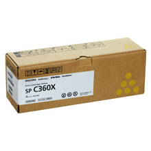 Cartouche de toner d'origine Ricoh SP C360 X jaune - 408253