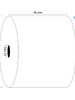 Lot de 50 bobines pour pressing 76/70/12 - BPR76/70 - OfficePartner.fr