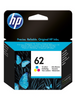 Cartouche d'encre 3 couleurs d'origine HP 62 - C2P06AE - Officepartner. fr