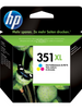 Cartouches d'encre couleur d'origine HP 351XL - CB338EE - officepartner.fr