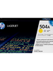Cartouche de toner d'origine HP 504A couleur jaune - CE252A - OfficePartner.fr