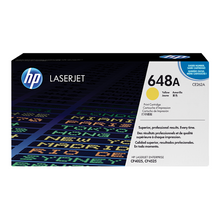 Cartouche de toner d'origine HP 648A couleur jaune - CE262A - OfficePartner.fr