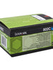 Cartouche de toner d'origine Lexmark 802C Cyan - 80C20C0