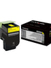 Cartouche de toner d'origine Lexmark 800X4 Jaune - 80C0X40
