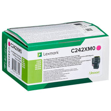 Cartouche de toner d'origine Lexmark Magenta - C242XM0