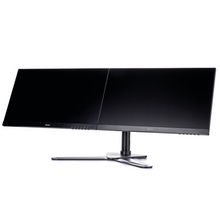 Support de bureau sur pied pour 2 écrans - DS1002D-B1 - OfficePartner.fr