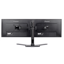 Support de bureau sur pied pour 2 écrans - DS1002D-B1 - OfficePartner.fr