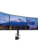 Support de bureau avec pince pour 3 écrans - DS1003C-B1 - OfficePartner.fr