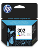 Cartouche d'encre couleur d'origine HP 302 - F6U65AE - officepartner.fr
