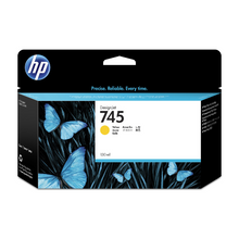 cartouche d'encre d'origine HP 745 designJet jaune 130ml - F9J96A - officepartner.fr