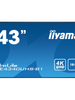 Écran dynamique (digital signage) 43 pouces Iiyama - LE4340UHS-B1 - OfficePartner.fr
