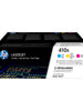 Multipack de cartouches de toner d'origine HP 410X Cyan - Magenta - Jaune - CF252XM