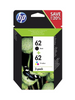 Pack de 2 cartouches d'encre - 1 noir et 1 couleur d'origine HP 62 - N9J71AE - Officepartner.fr