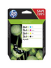 Pack de 4 cartouches d'encre - 1 noire et 3 couleur d'origine HP 364XL - N9J74AE - Officepartner.fr