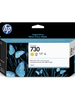 cartouche d'encre d'origine HP 730 designJet jaune 130ml - P2V64A - officepartner.fr