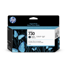 cartouche d'encre d'origine HP 730 designJet noir 130ml - P2V65A - officepartner.fr