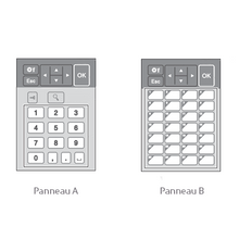 Ecran avec clavier pour imprimantes d'étiquettes Brother TD21xx - PATDU001