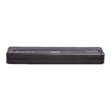 Imprimante portable thermique Brother A4 Noir et Blanc - PJ-773 -Imprimante PJ-773 portable thermique directe utilisable en USB ou en Wi-Fi. Batterie et adaptateur secteur en option et non fournis. . Interface USB et Wi-Fi. Jusqu'à 8 pages par minute. Résolution jusqu'à 300 dpi...