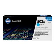 Cartouche de toner d'origine HP 503A couleur cyan - Q7581A - OfficePartner.fr