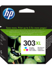 Cartouches d'encre 3 couleurs cyan magenta jaune d'origine HP 303XL - T6N03AE - officepartner.fr