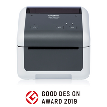 Imprimante étiquettes Brother TD-4410D imprime des étiquettes de haute qualité. Résolution d'impression de haute qualité jusqu'à 203 dpi. Vitesse d'impression jusqu'à 8 images par seconde. Impression d'étiquettes jusqu'à 4,09 pouces / 104 mm de largeur. Simplicité d'utilisation avec calibration, détection et sélection automatique des supports