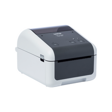Imprimante étiquettes Brother TD-4410D imprime des étiquettes de haute qualité. Résolution d'impression de haute qualité jusqu'à 203 dpi. Vitesse d'impression jusqu'à 8 images par seconde. Impression d'étiquettes jusqu'à 4,09 pouces / 104 mm de largeur. Simplicité d'utilisation avec calibration, détection et sélection automatique des supports
