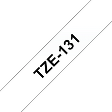 Cassette originale à ruban pour étiqueteuse Brother 12mm transparent - TZe-131