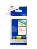 Cassette originale à ruban pour étiqueteuse Brother 24mm rouge sur blanc - TZe-252