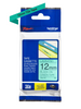 Cassette originale à ruban pour étiqueteuse Brother 12mm noir sur vert - TZe-731
